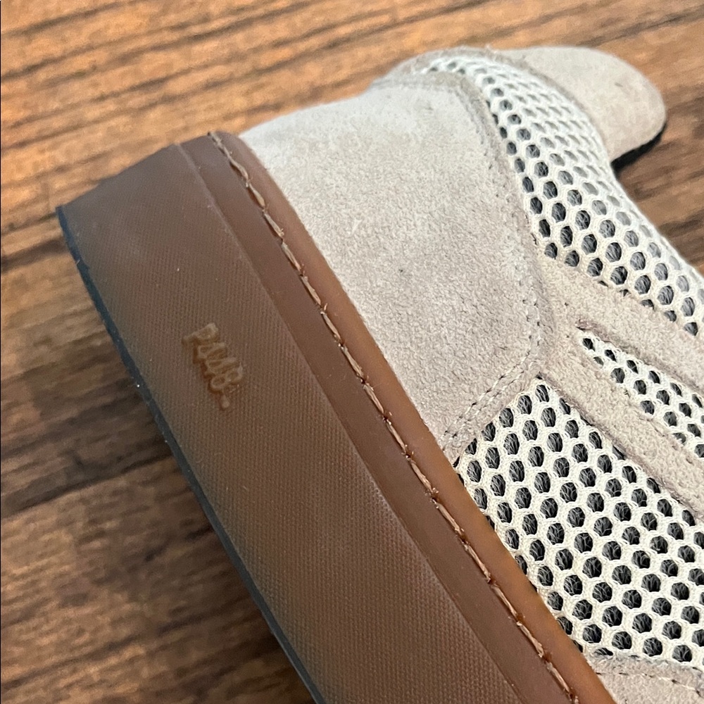 NEW P448 Beige Suede Sneakers - Picture 3 of 11